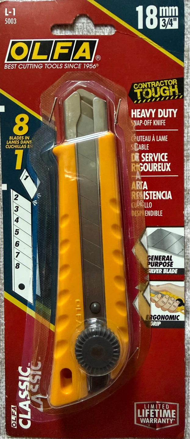 OLFA 18mm Snap-Off Utility Knife