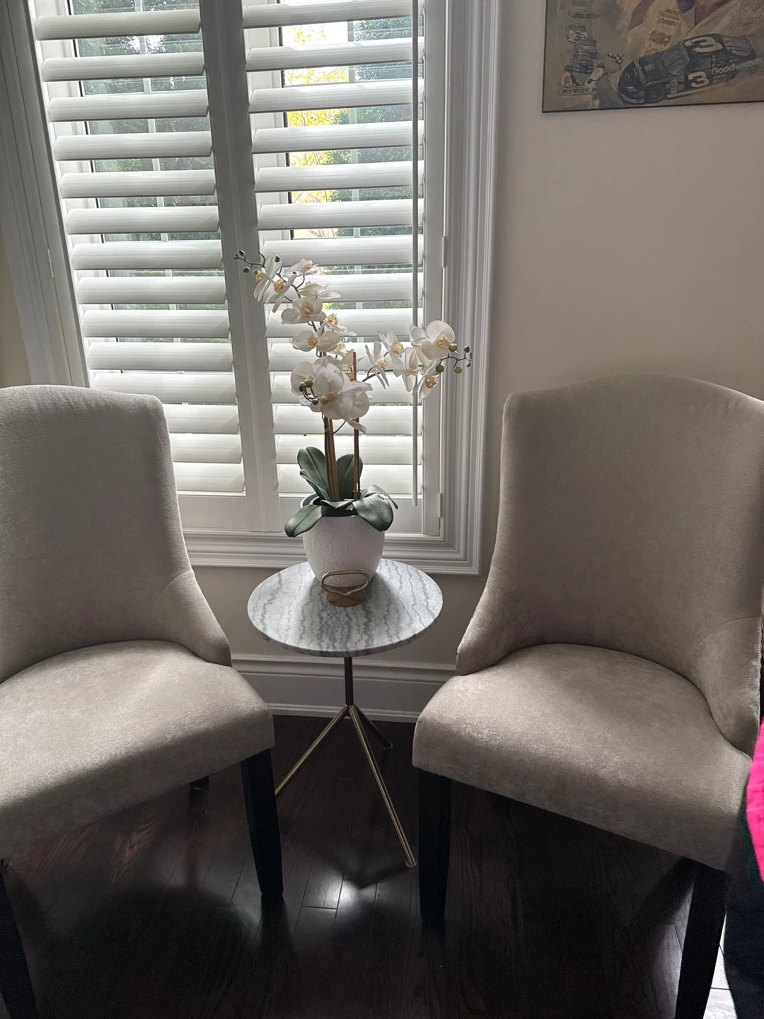Set of 2 Upholstered Dining Chairs