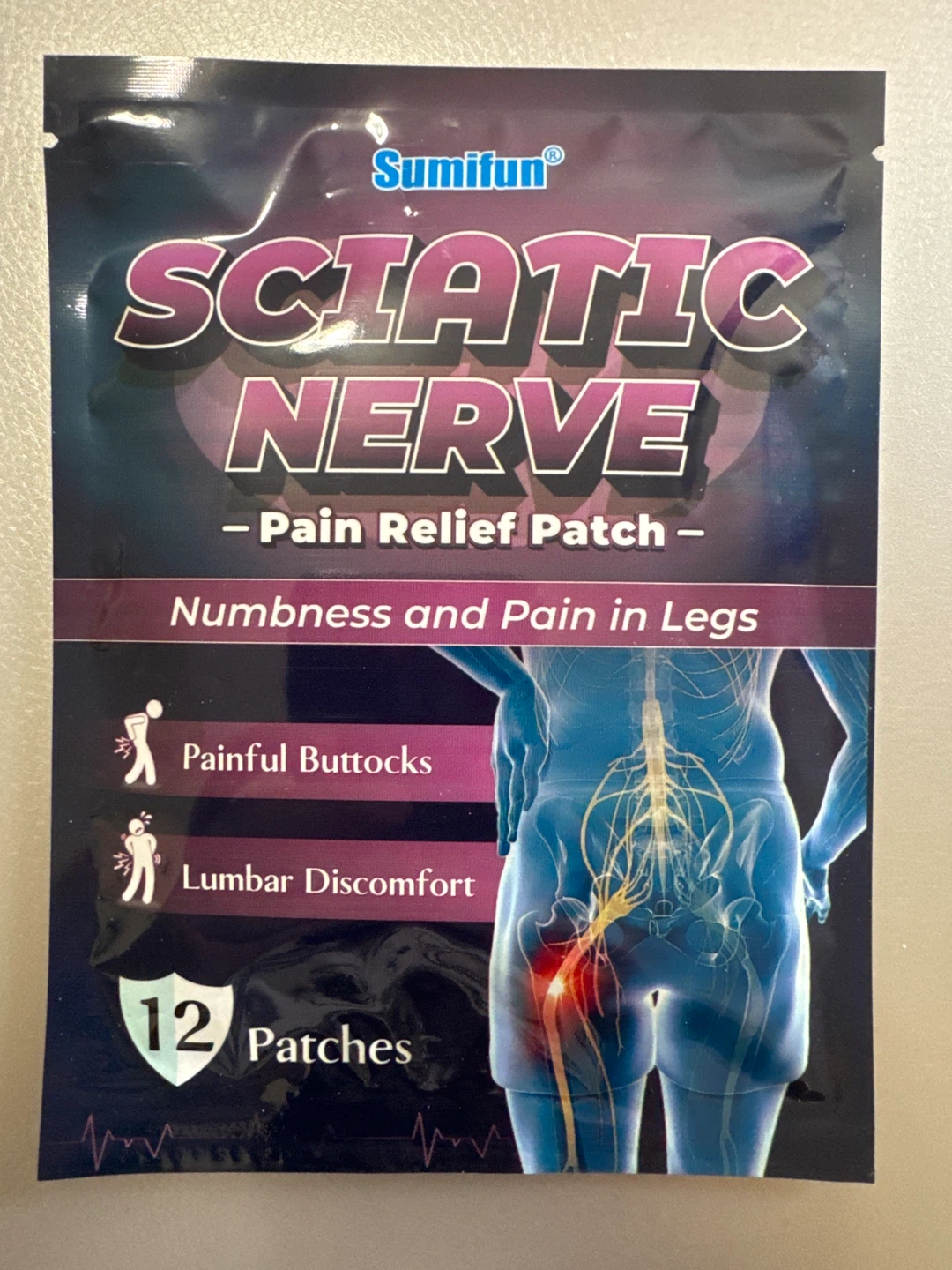 Sumifun Sciatic Nerve Pain Relief Patch - 12 Patches