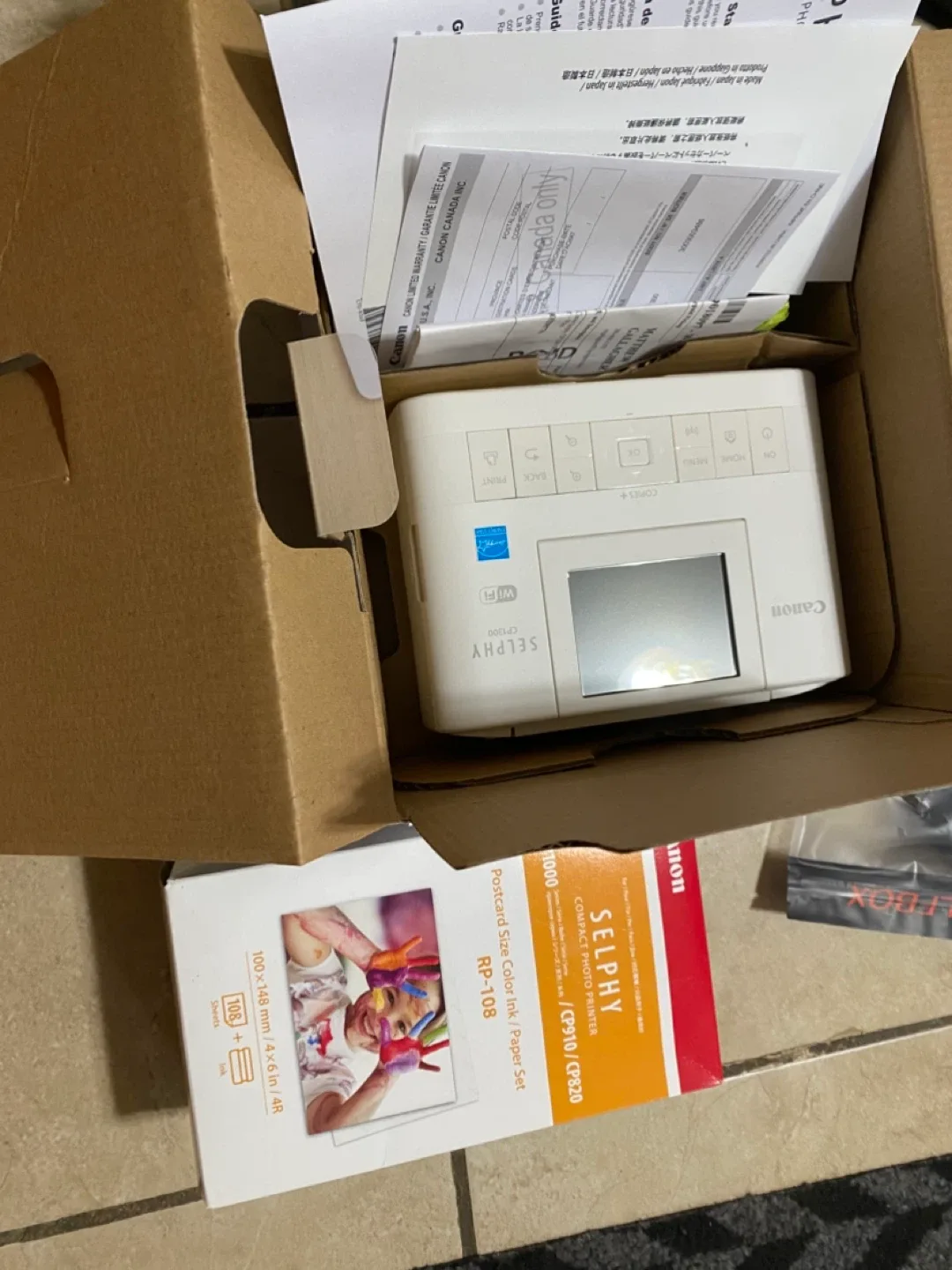 Canon SELPHY CP1300 Compact Photo Printer
