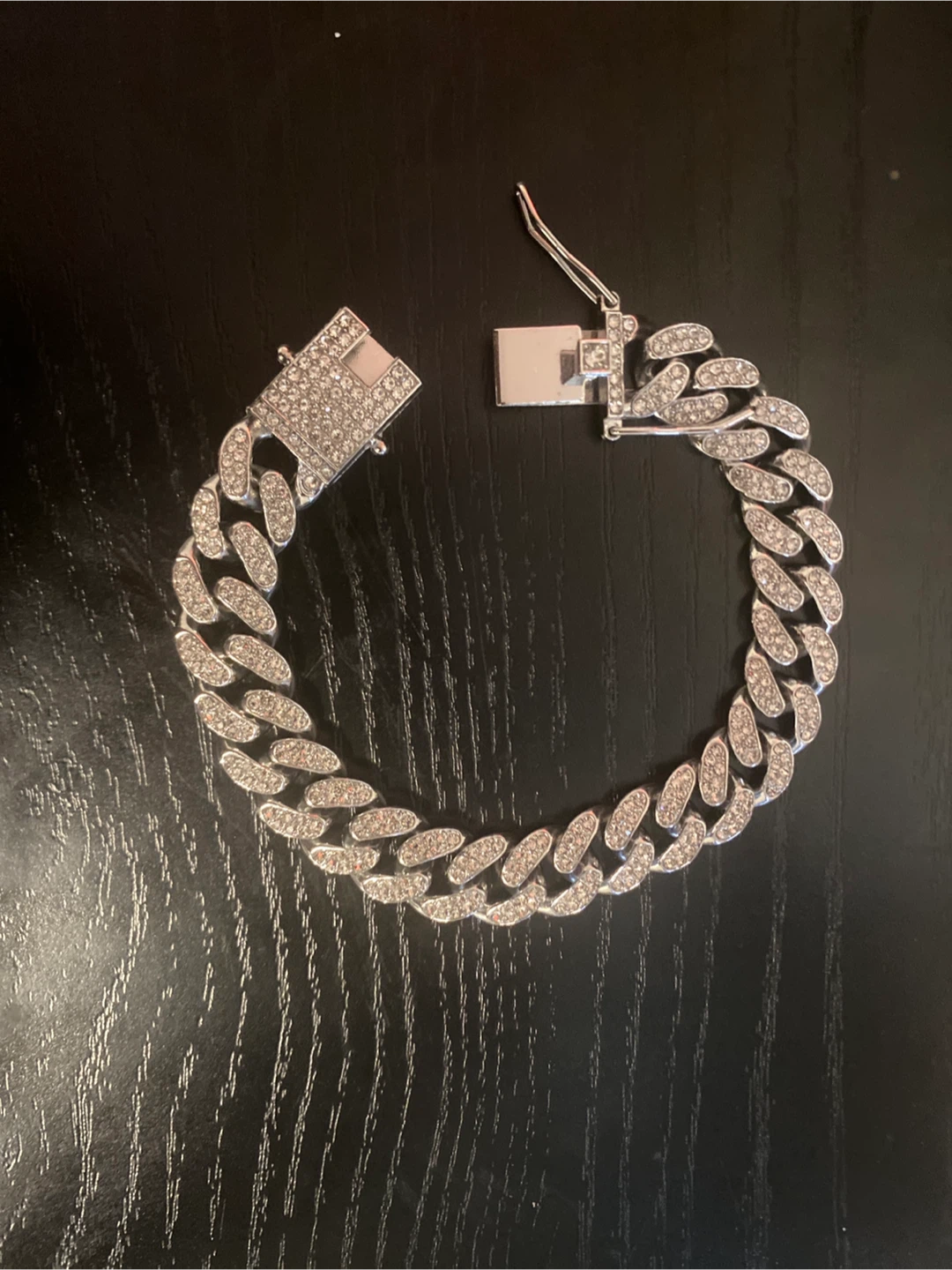 Sparkling Cuban Link Bracelet