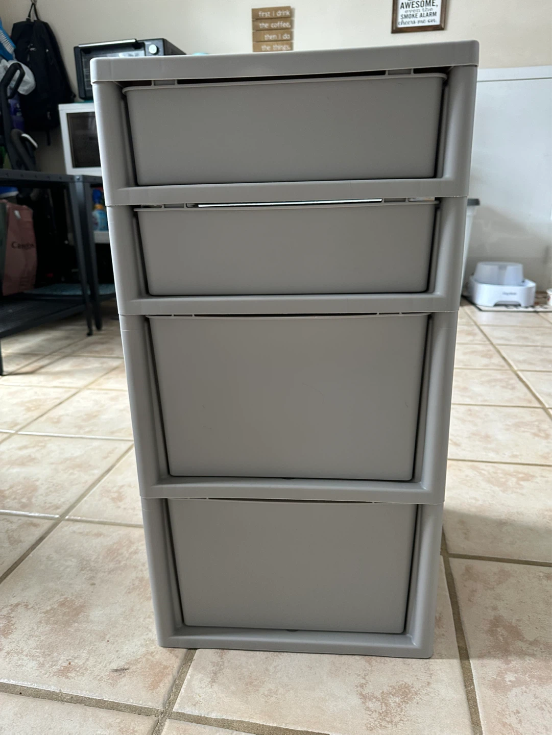 Brightroom 4-Drawer Tower - Medium - Gray - photo 4