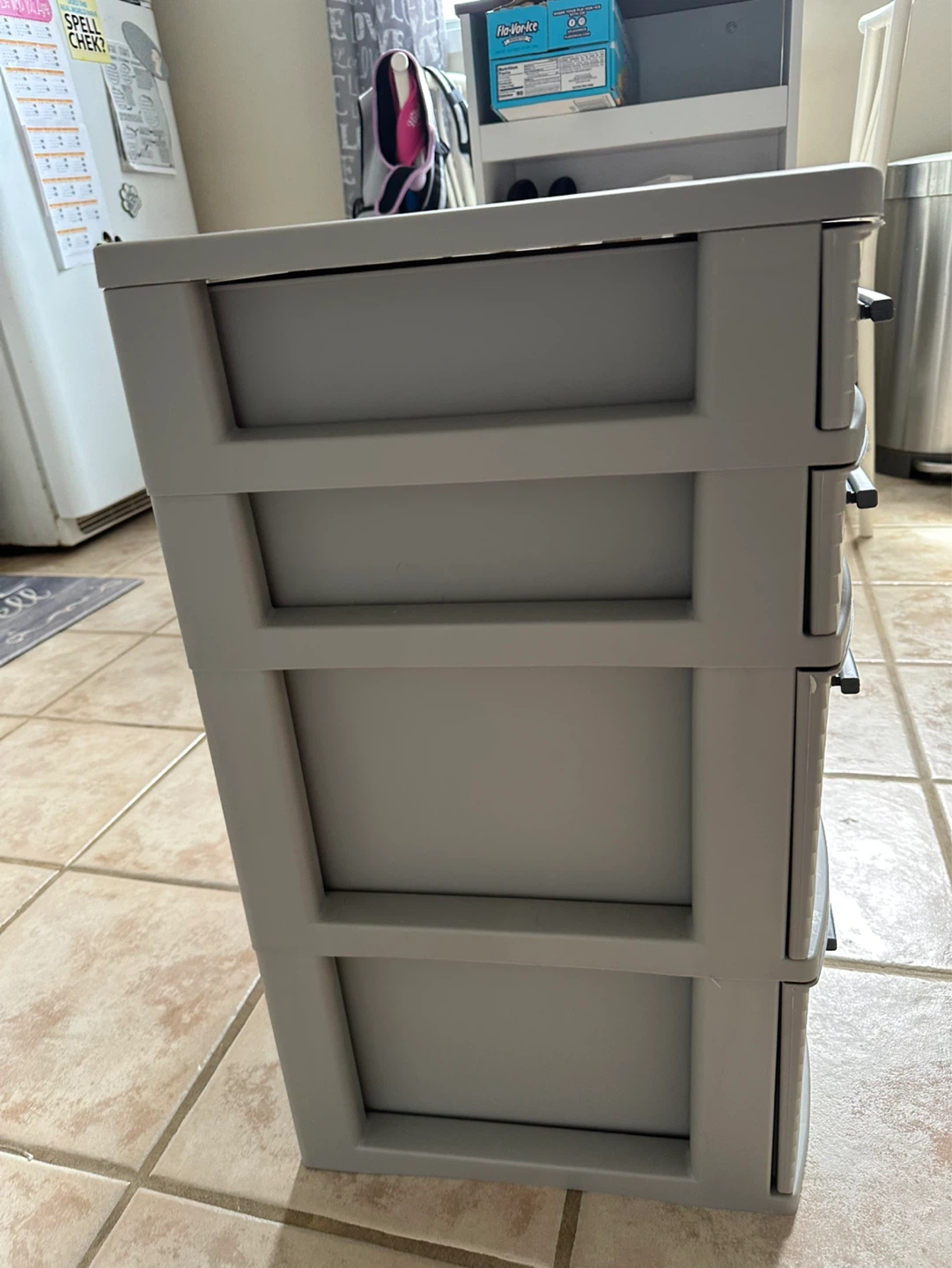 Brightroom 4-Drawer Tower - Medium - Gray - photo 3