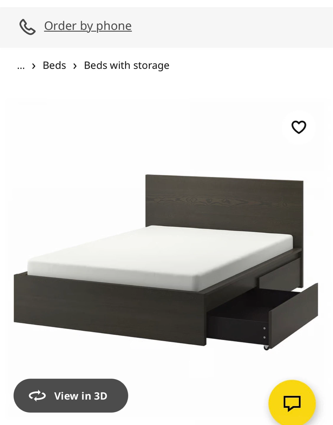 IKEA MALM Queen Bed Frame with Storage Drawers - photo 2