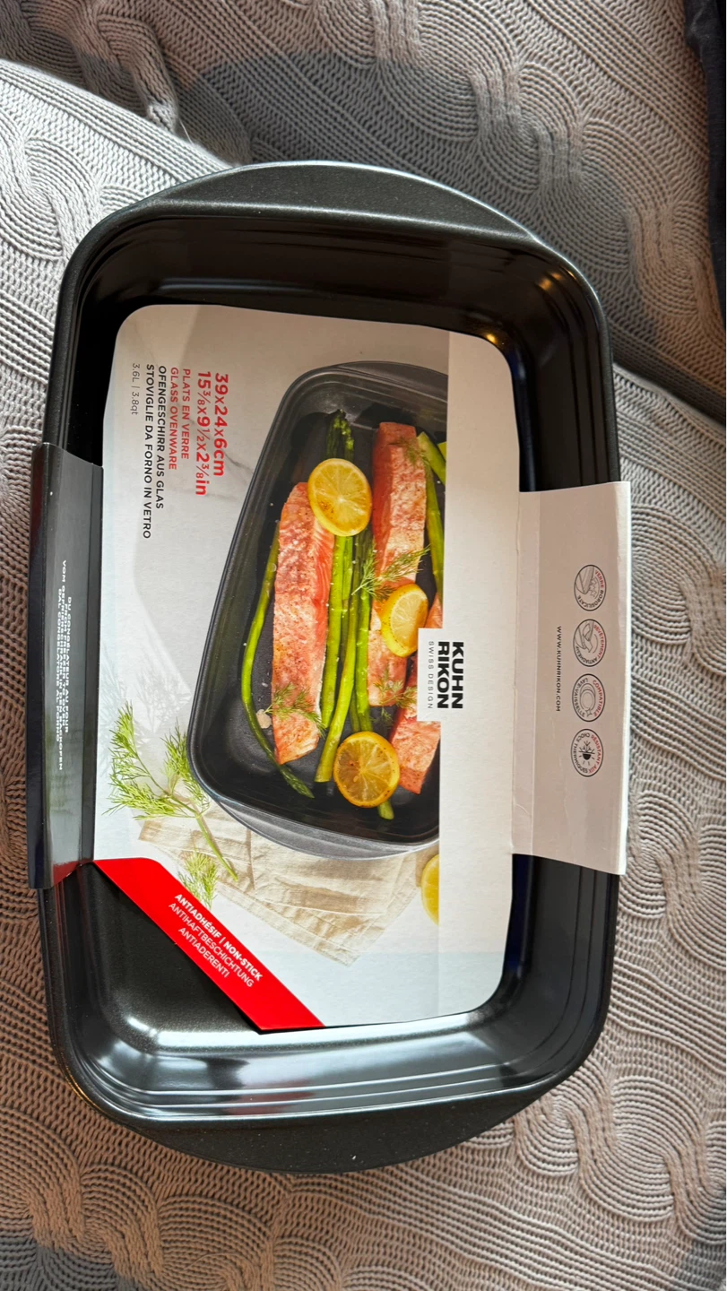 Kuhn Rikon Swiss Design Glass Bakeware Dish 39x24x6cm