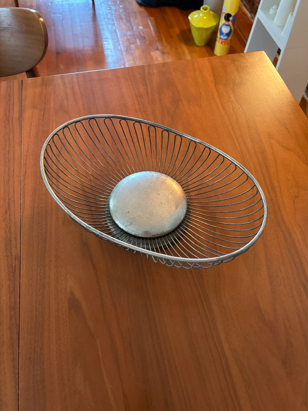 Oval Wire Fruit Bowl
