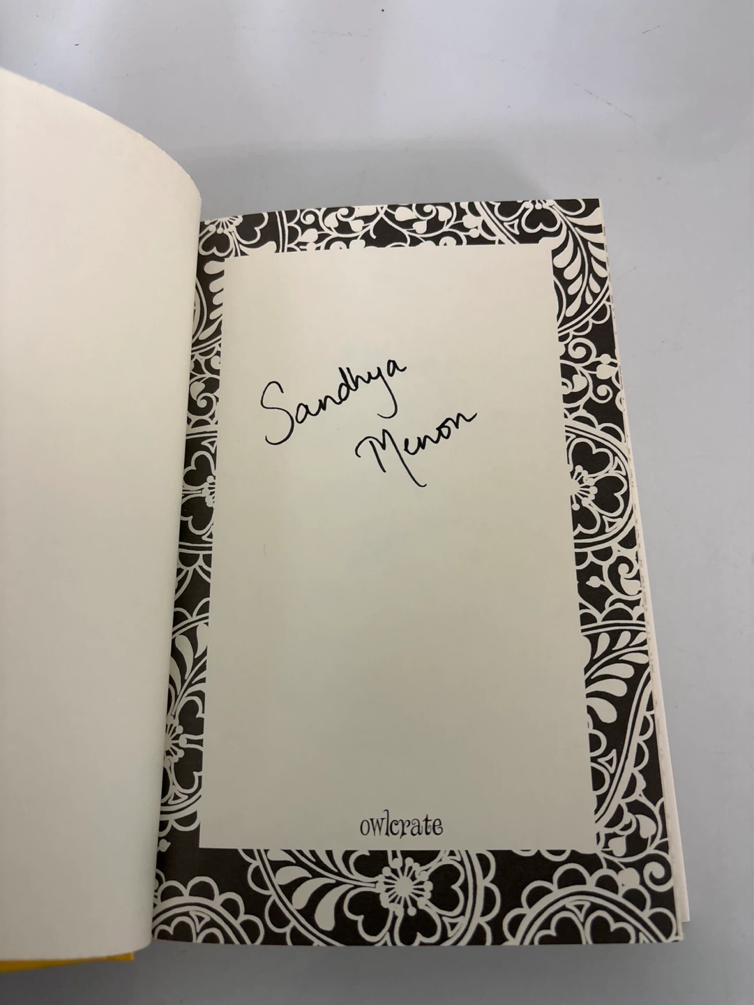 From Twinkle with Love by Sandhya Menon Book - signed edition - photo 2