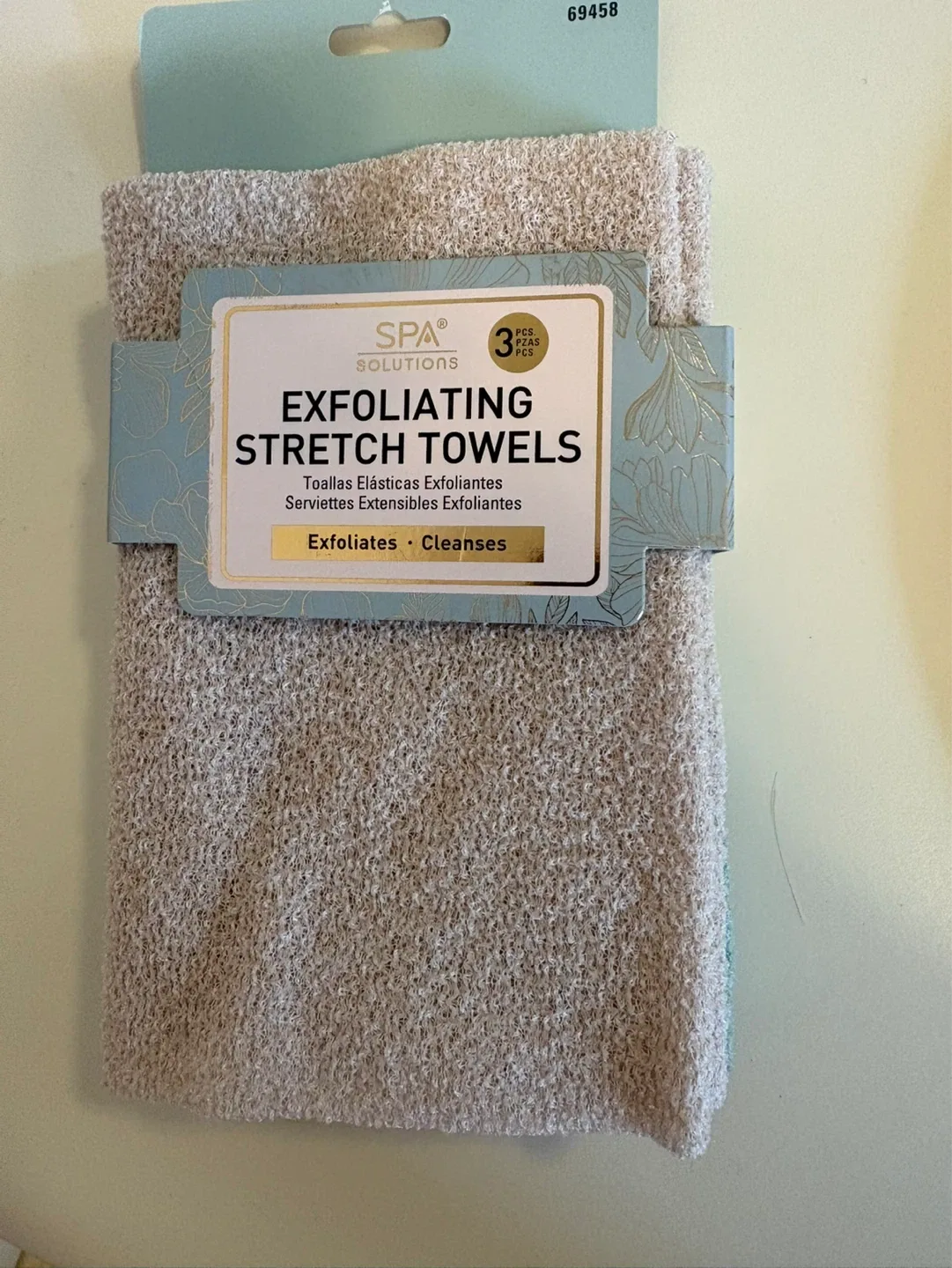 Spa Solutions Exfoliating Stretch Towels -2 in Pack