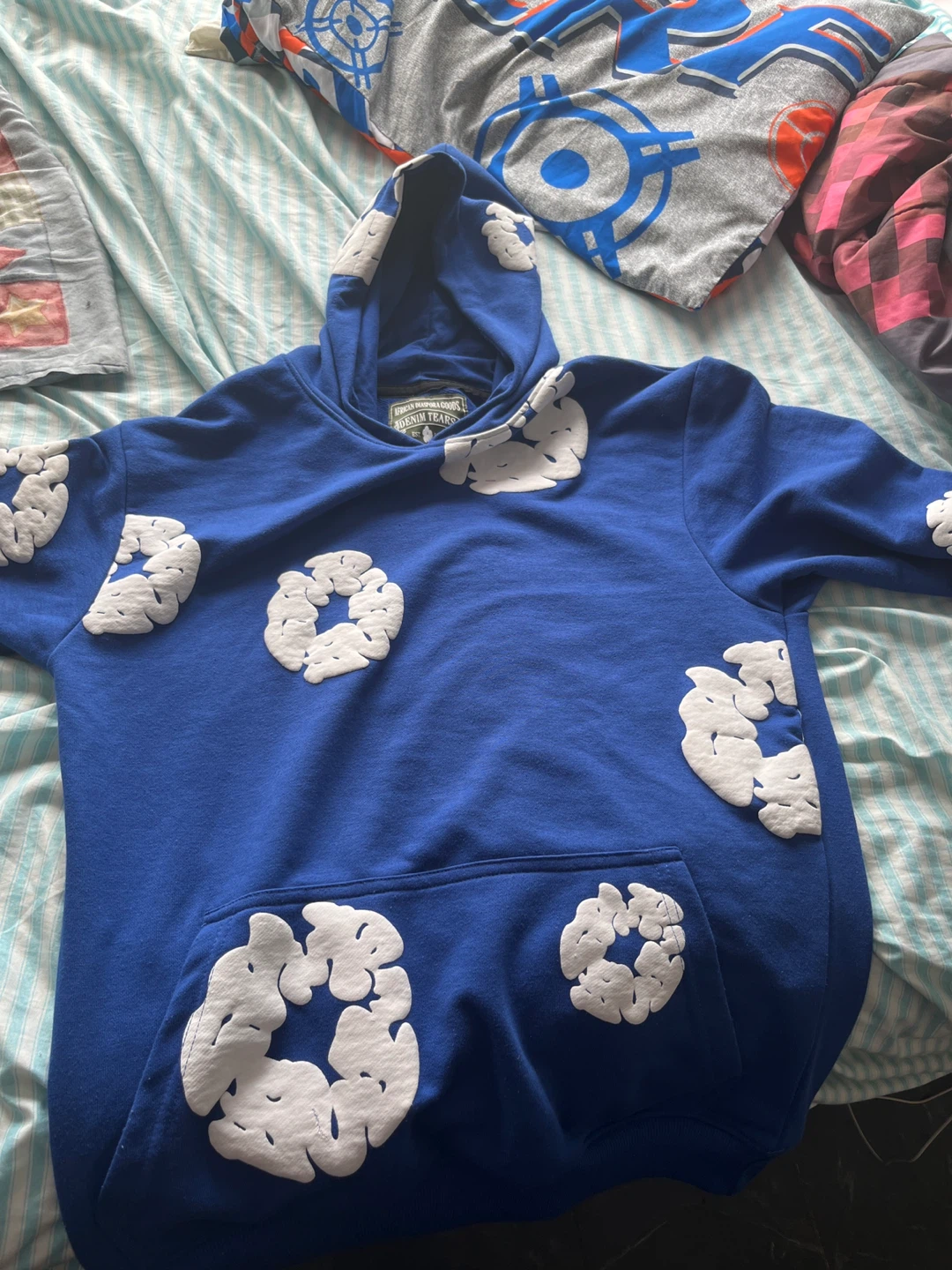 DENIM TEARS Blue Cloud Hoodie