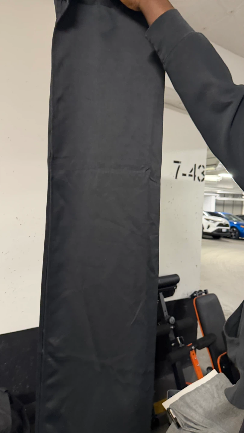 Black Grommet Curtain Panel