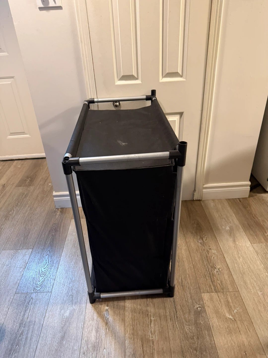 Black Fabric Storage Organizer with Metal Frame - photo 2
