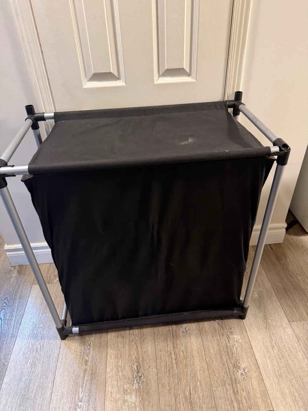 Black Fabric Storage Organizer with Metal Frame - photo 3
