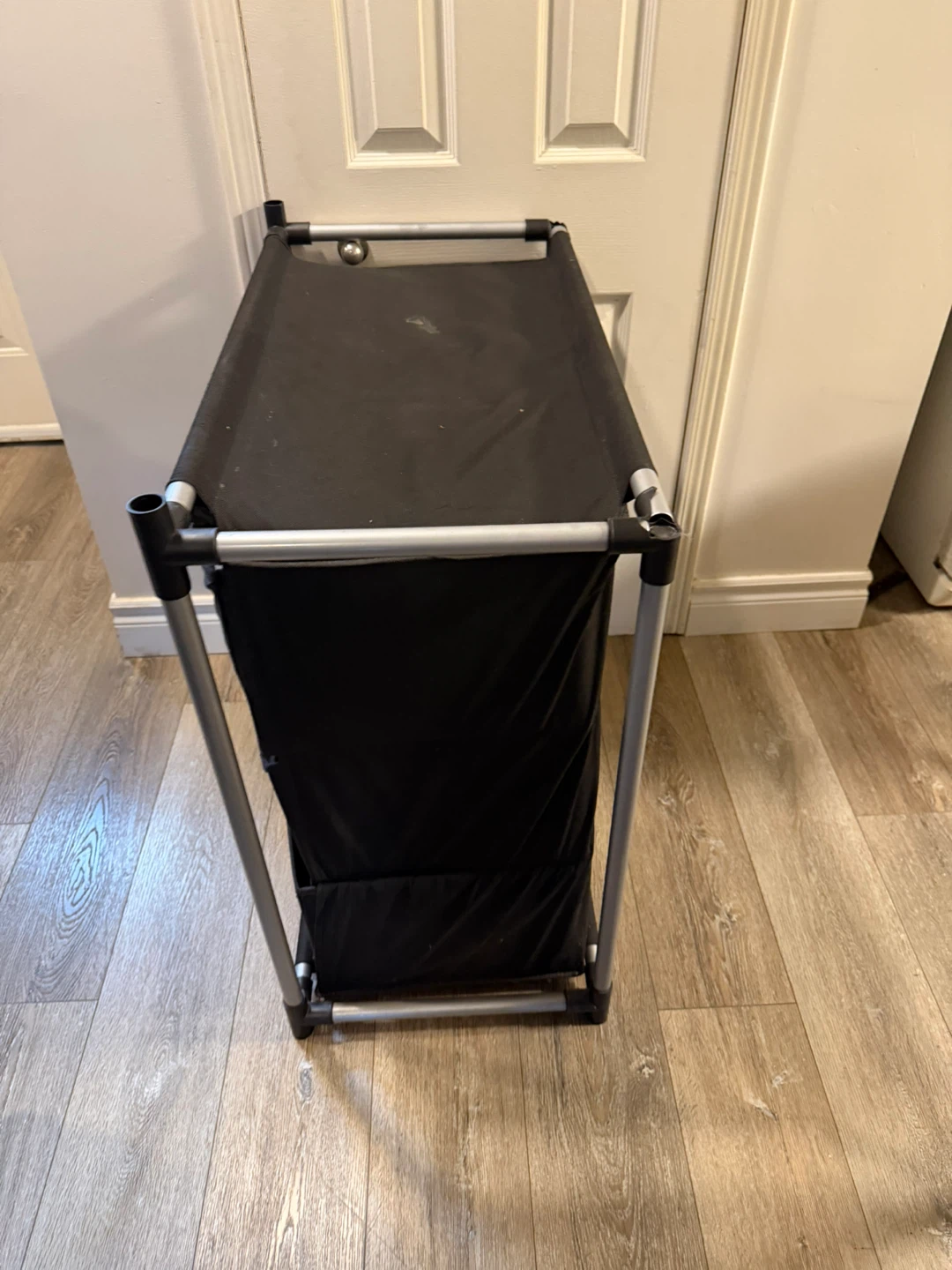 Black Fabric Storage Organizer with Metal Frame - photo 4