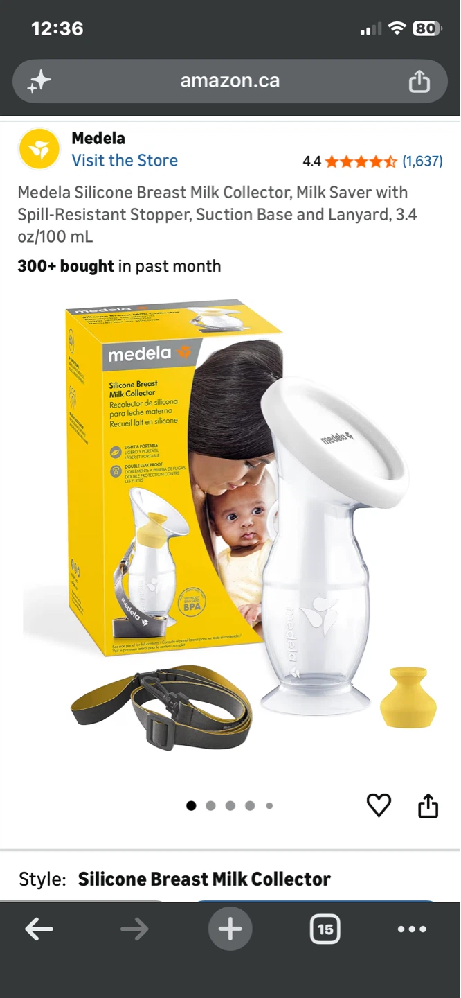 Medela Silicone Breast Milk Collector