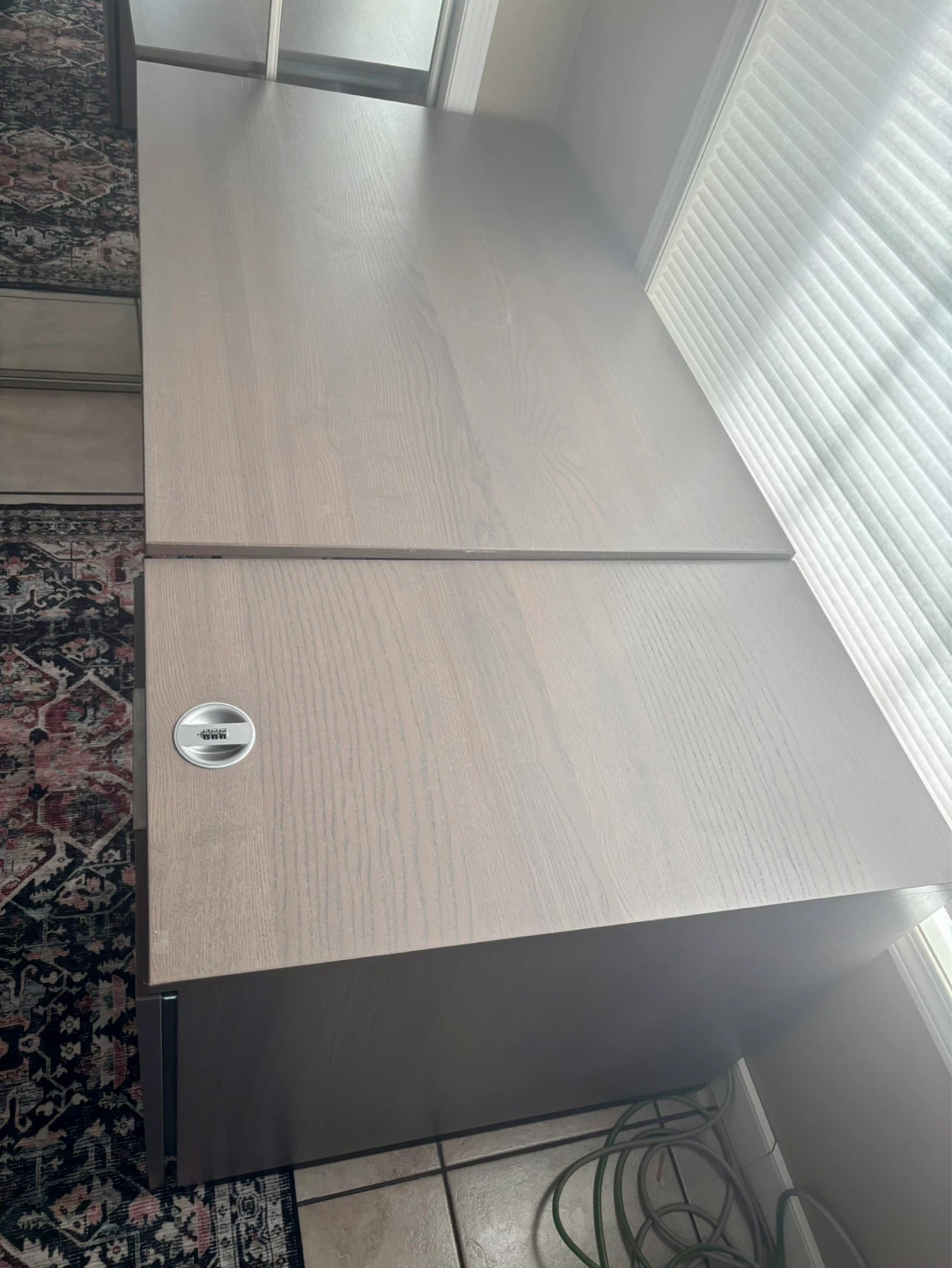 Desk with File Cabinet - photo 2
