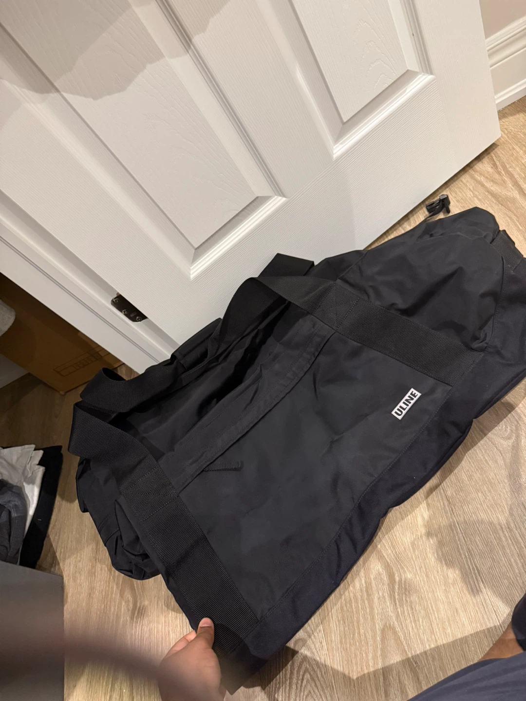 Uline Black Duffel Bag