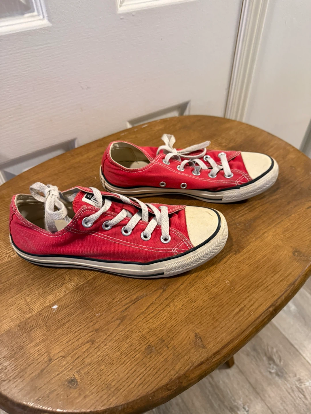 Red Converse All Star Low Top Sneakers - photo 3