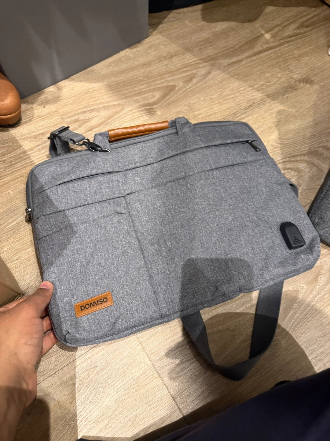 DOMISO Grey Laptop Bag