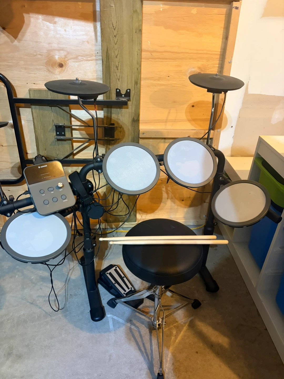 Yamaha Electronic Drum Kit with Stool