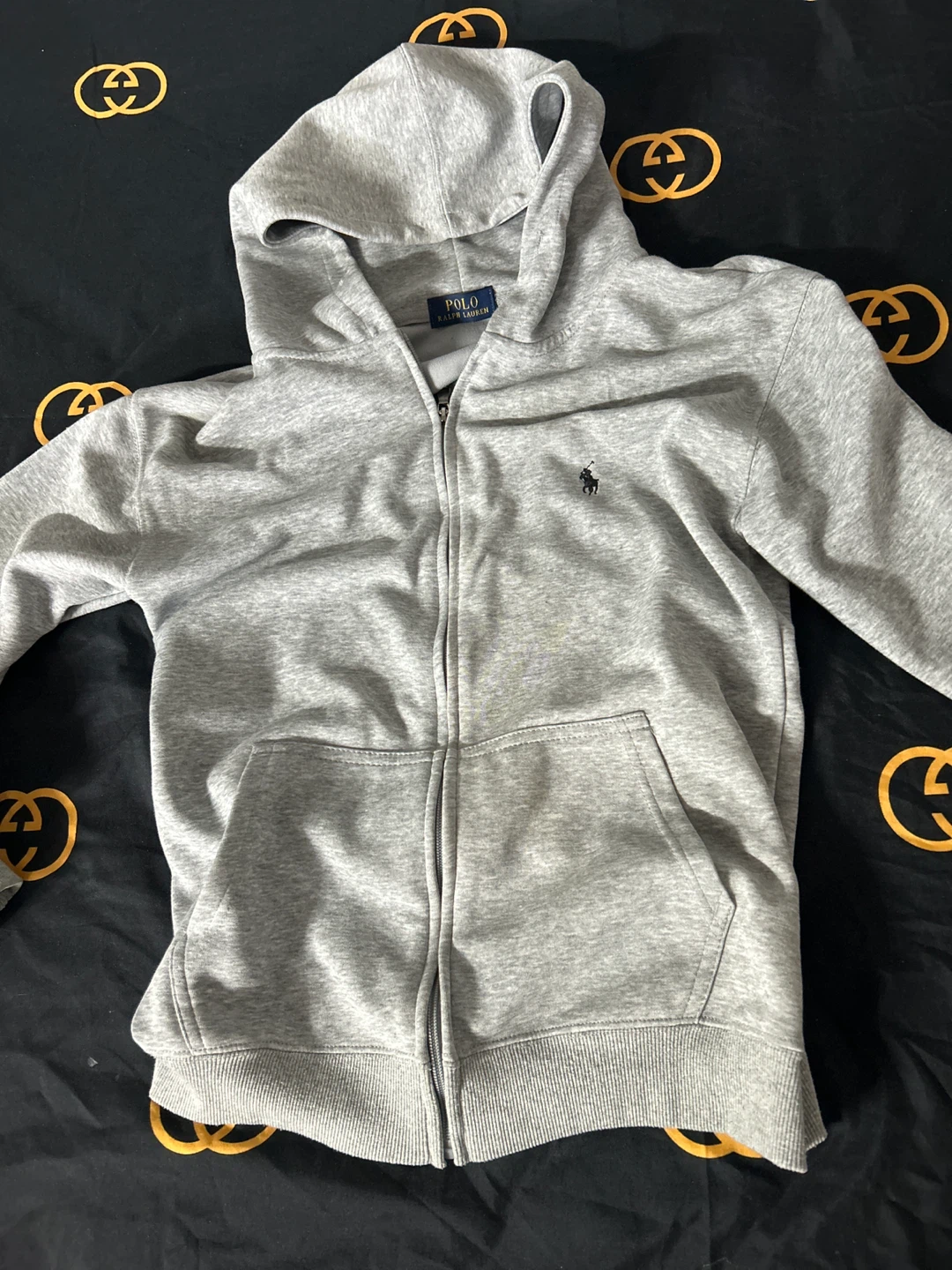 Polo Ralph Lauren Grey Zip-Up Hoodie - photo 3