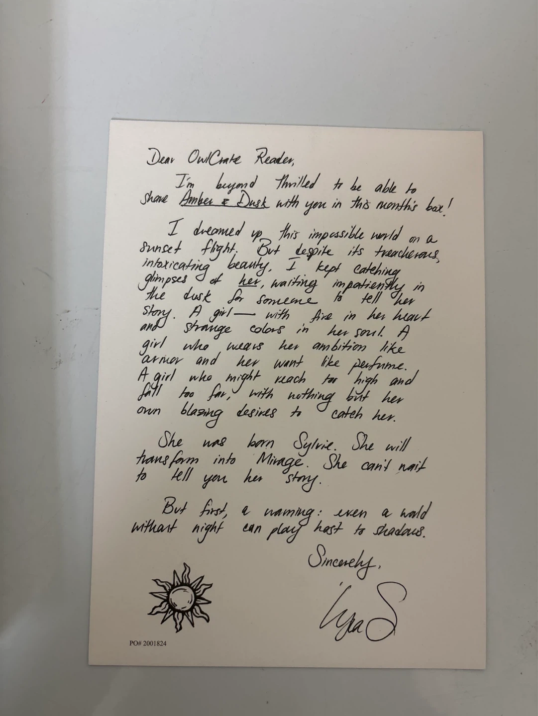 Amber & Dusk by Lyra Selene Signed First Edition - photo 3