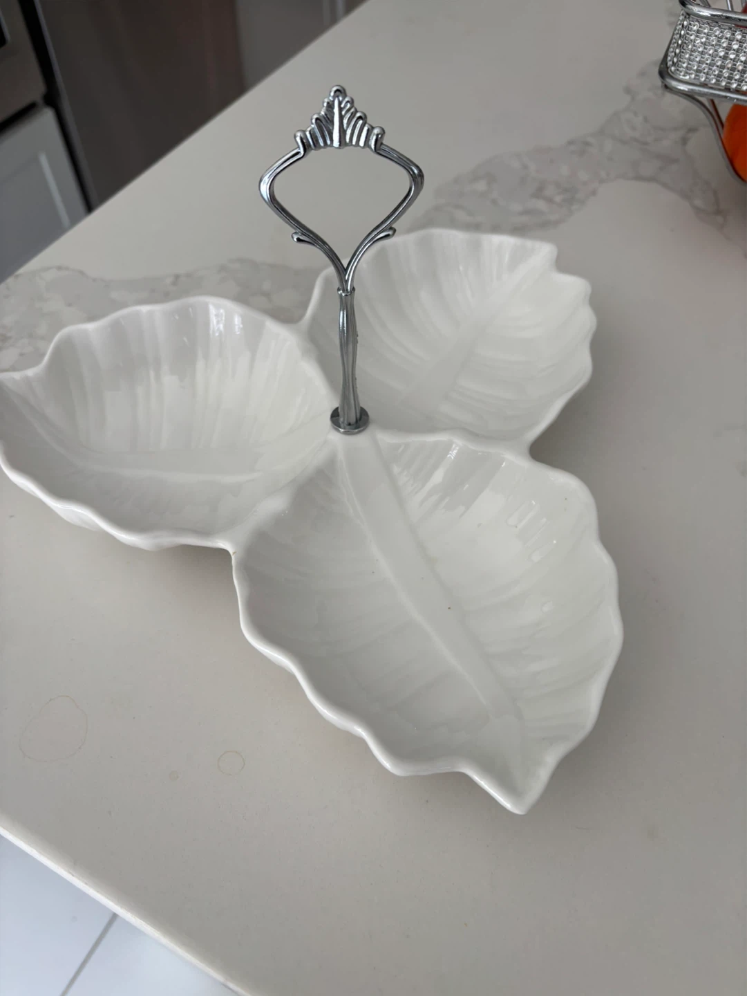 White Ceramic Farmhouse Butter Dish