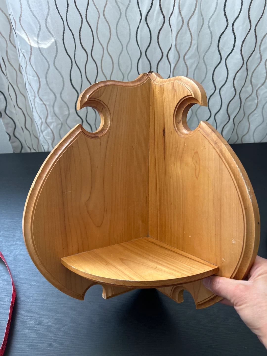 Wooden Corner Shelf