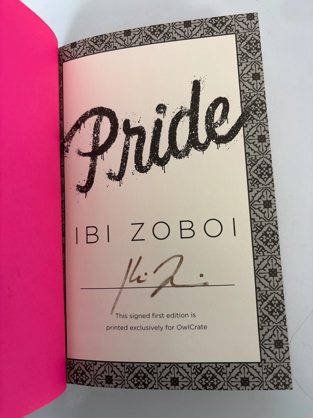 Pride by Ibi Zoboi Signed First Edition - photo 2