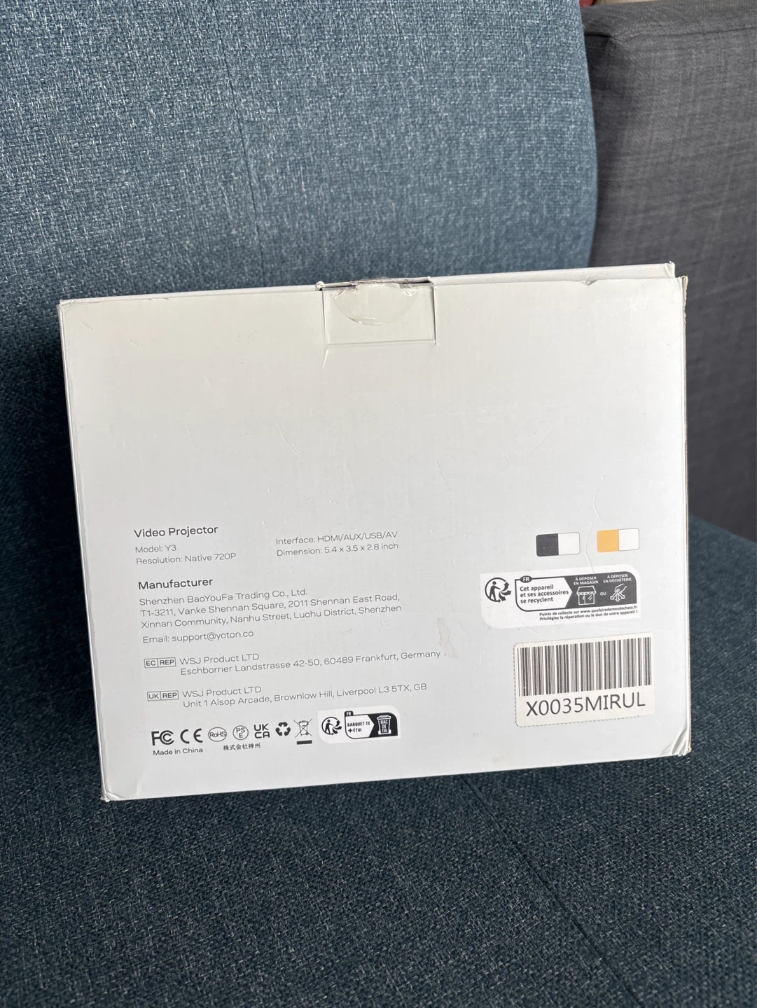 Yoton Y3 Video Projector - photo 2
