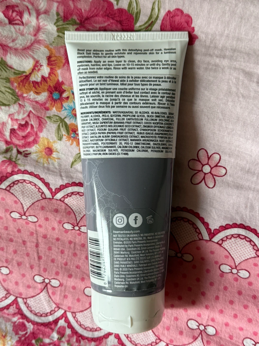 Freeman Hawaiian Black Salt Peel-Off Mask 6 fl oz / 175 mL - photo 3