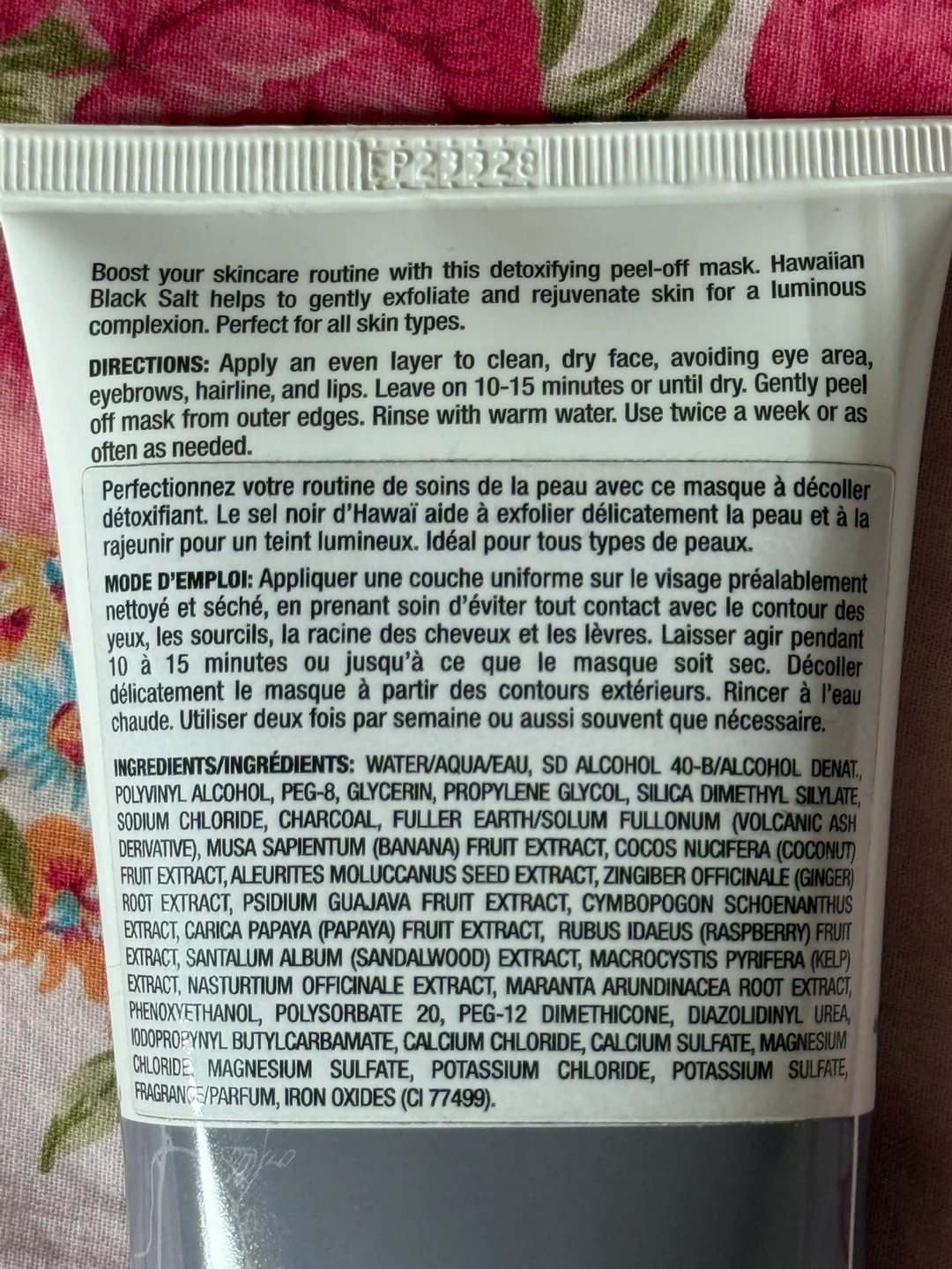 Freeman Hawaiian Black Salt Peel-Off Mask 6 fl oz / 175 mL - photo 4