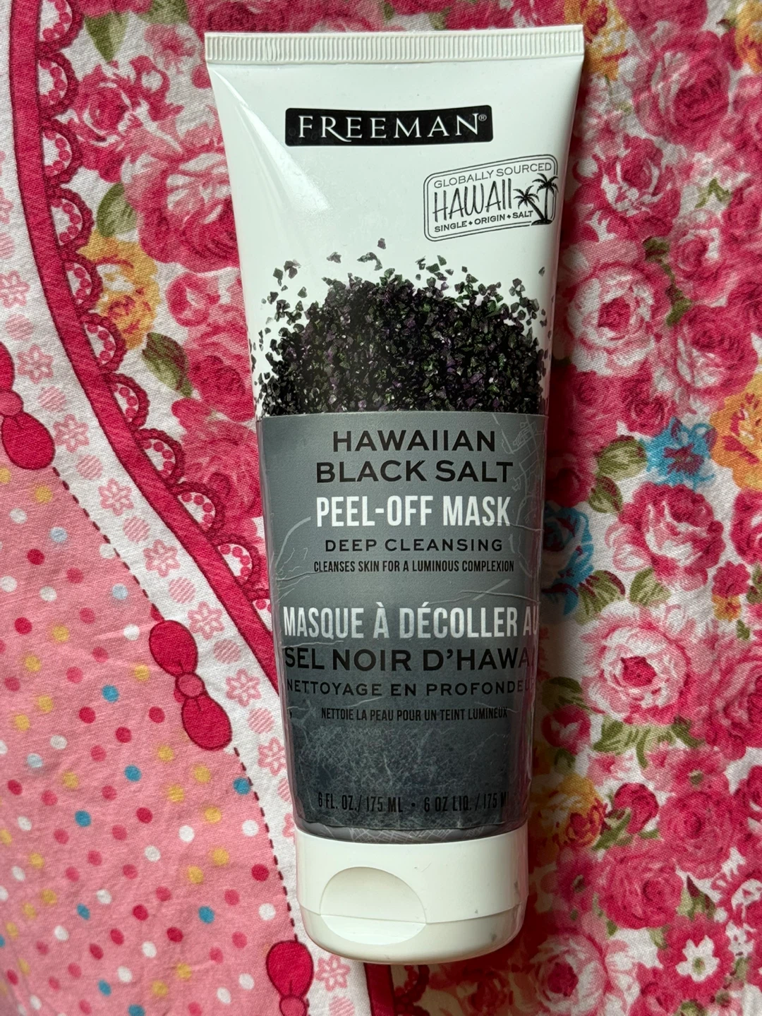 Freeman Hawaiian Black Salt Peel-Off Mask 6 fl oz / 175 mL