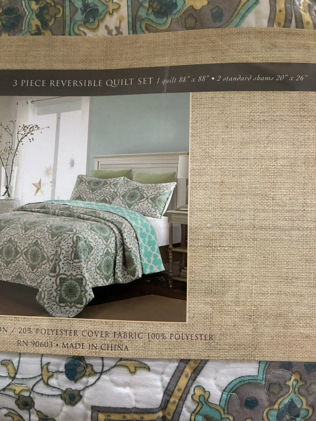 3 Piece Reversible Quilt Set - Full/Queen - photo 4