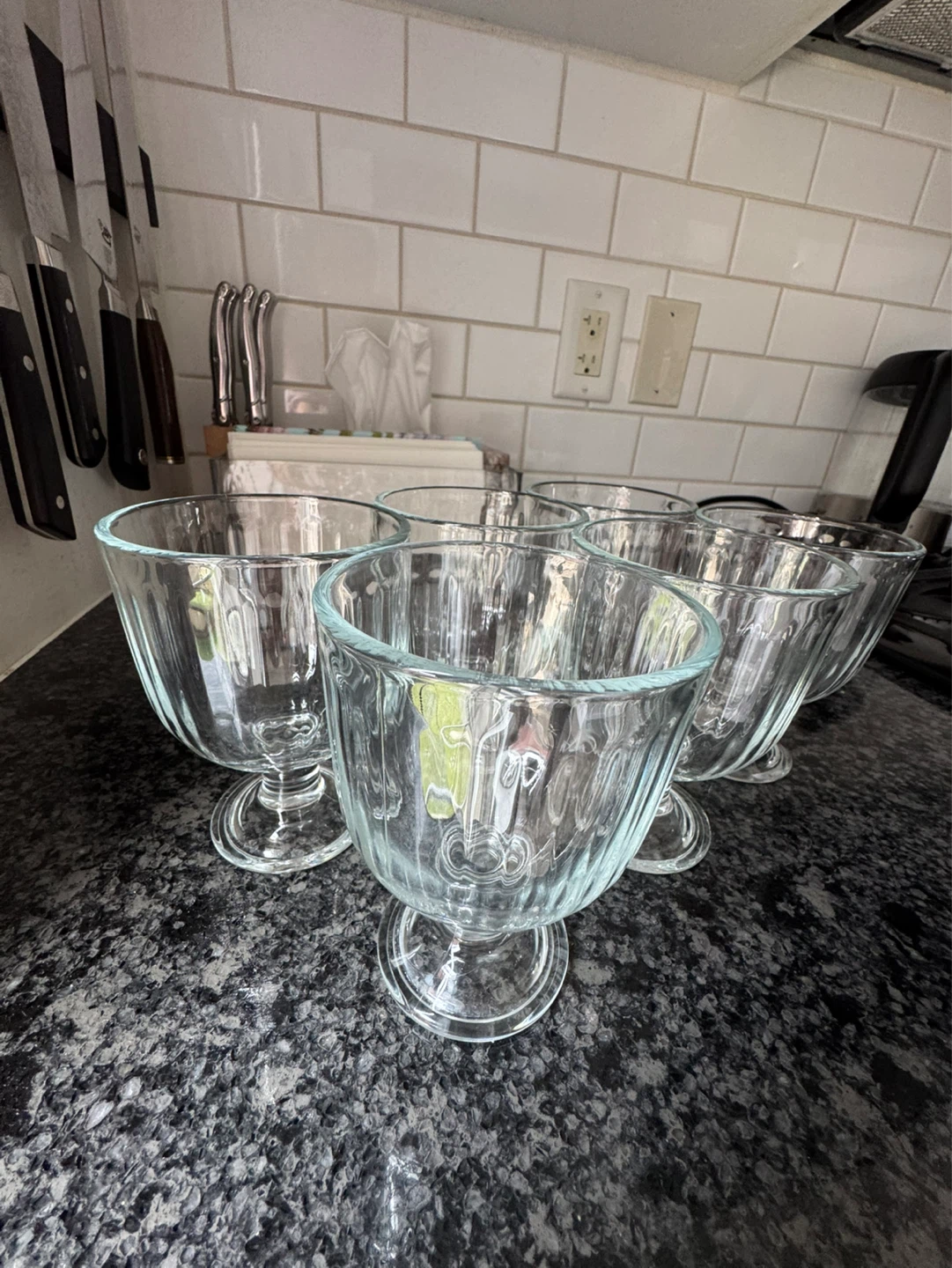 Set of 6 Glass Cups - photo 2