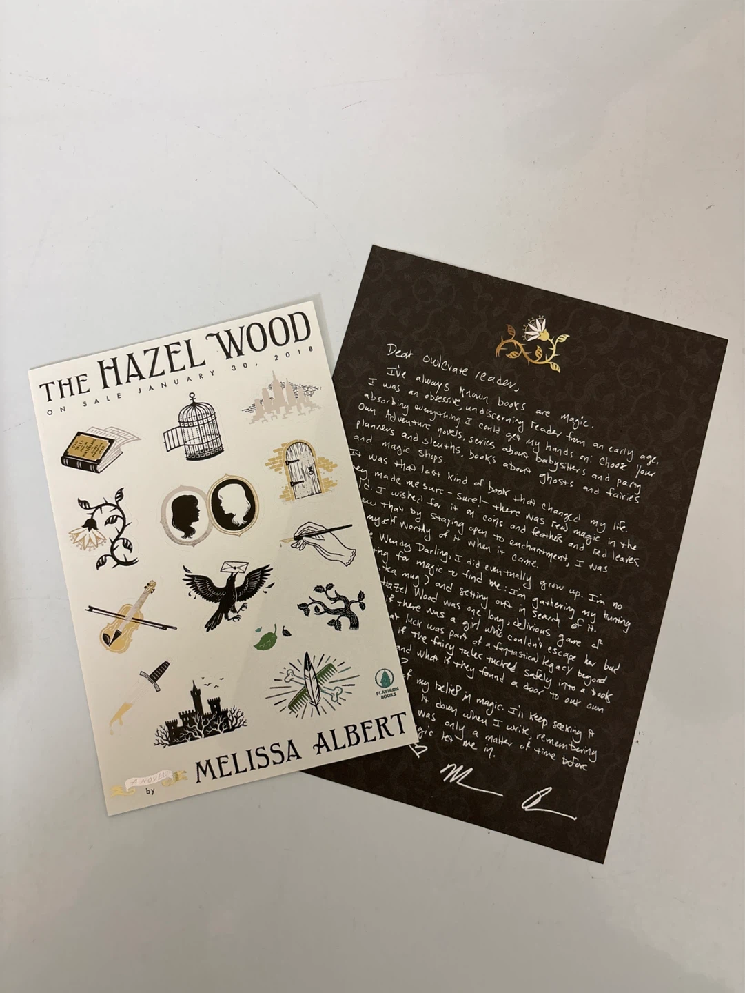 The Hazel Wood Novel by Melissa Albert - signed edition - photo 3