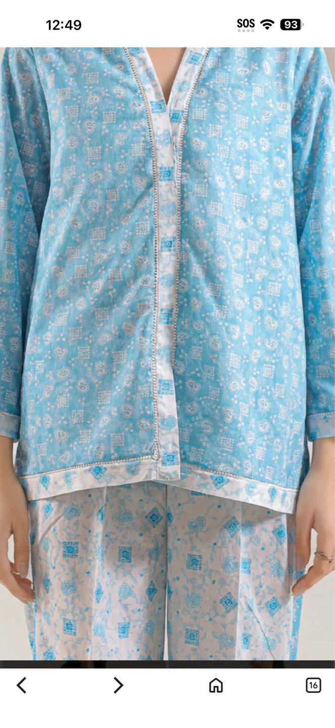 SAYA Stitched Lawn Suit - Printed 2PC Shirt - photo 4