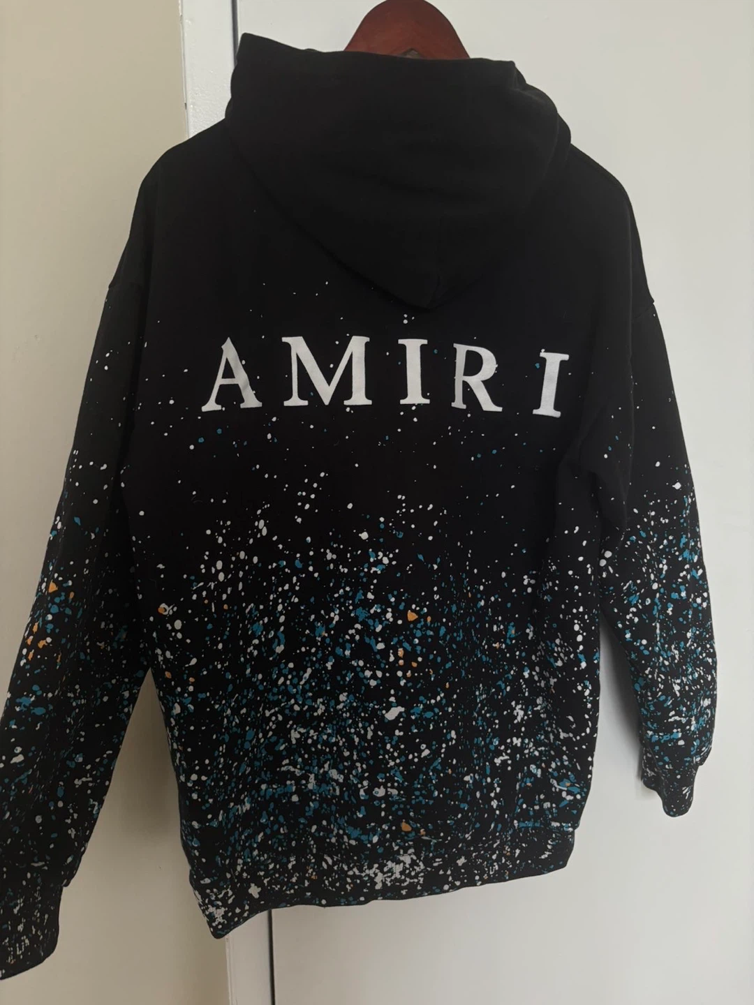 AMIRI Black Splatter Hoodie