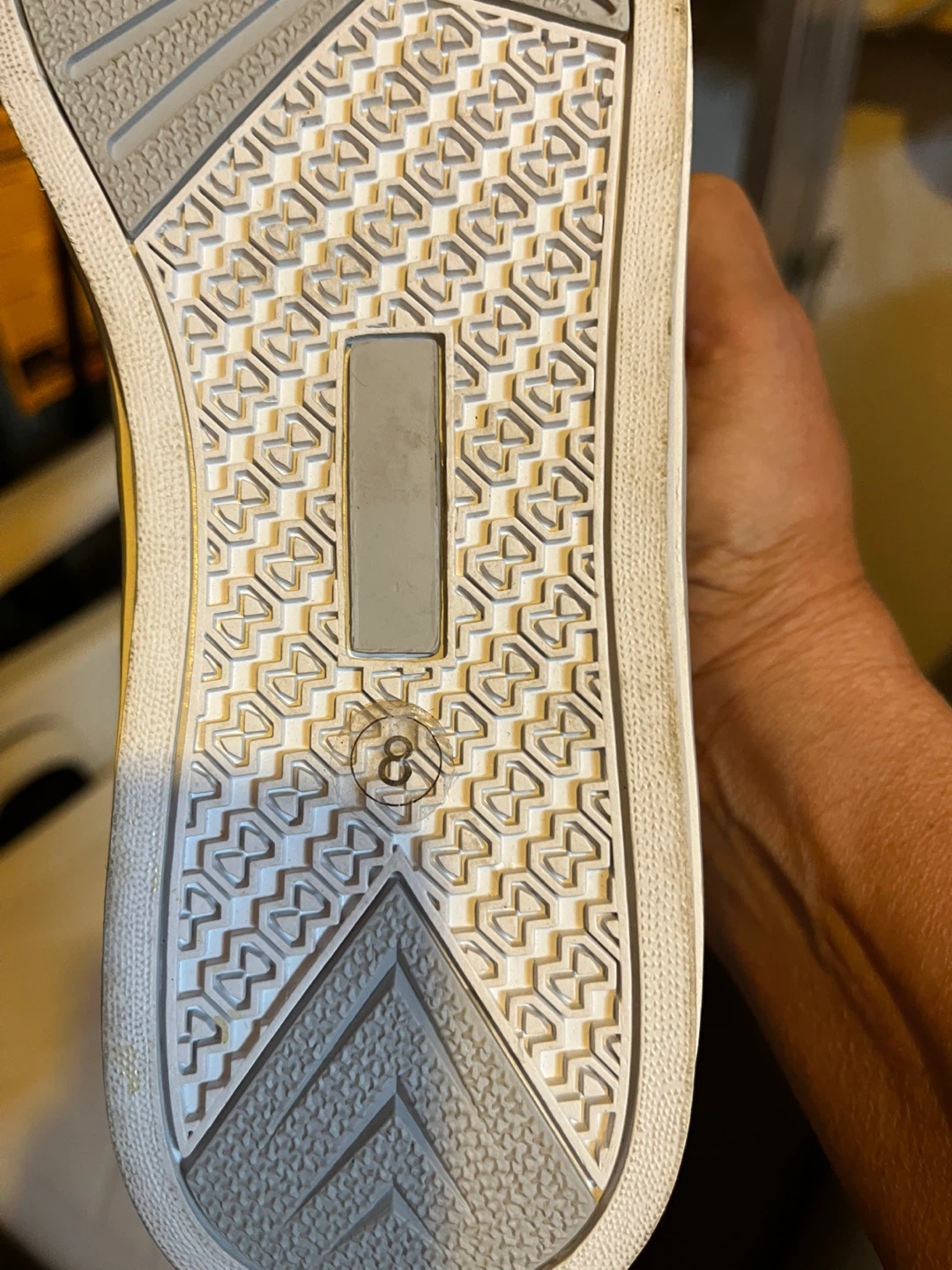 Silver High-Top Sneakers Size 8 BN - photo 3