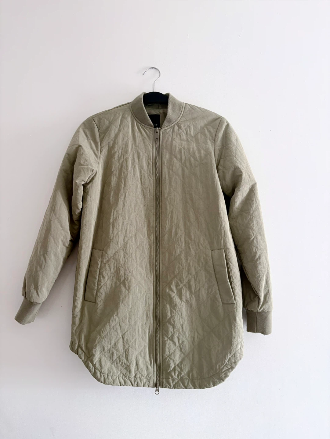 Reitmans Quilted Jacket - Khaki XS ‼️last price ‼️