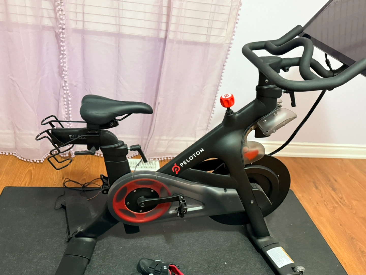Peloton Bike with Screen and Shoes - photo 5