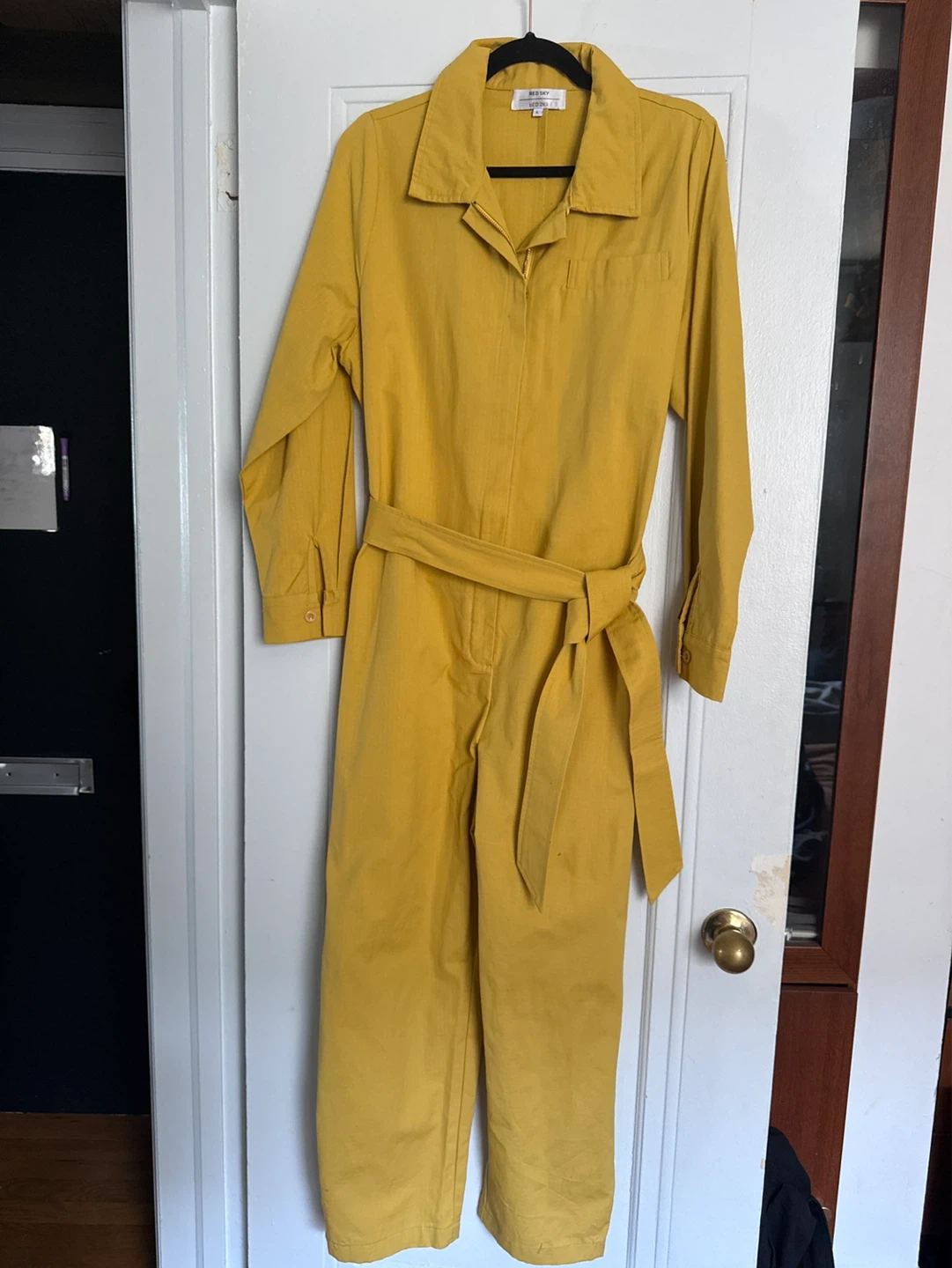 Red Sky Yellow Jumpsuit Size L