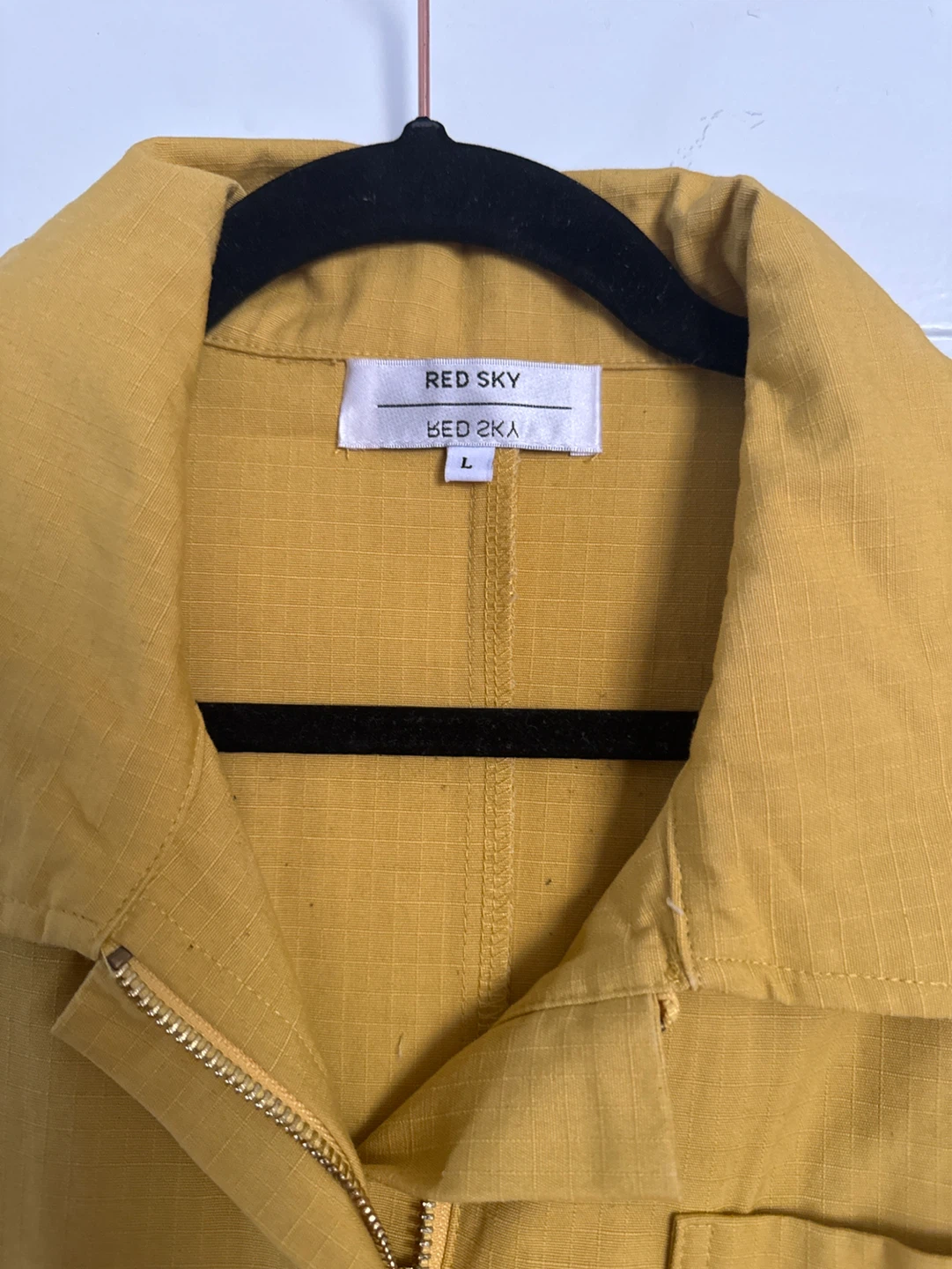Red Sky Yellow Jumpsuit Size L - photo 2