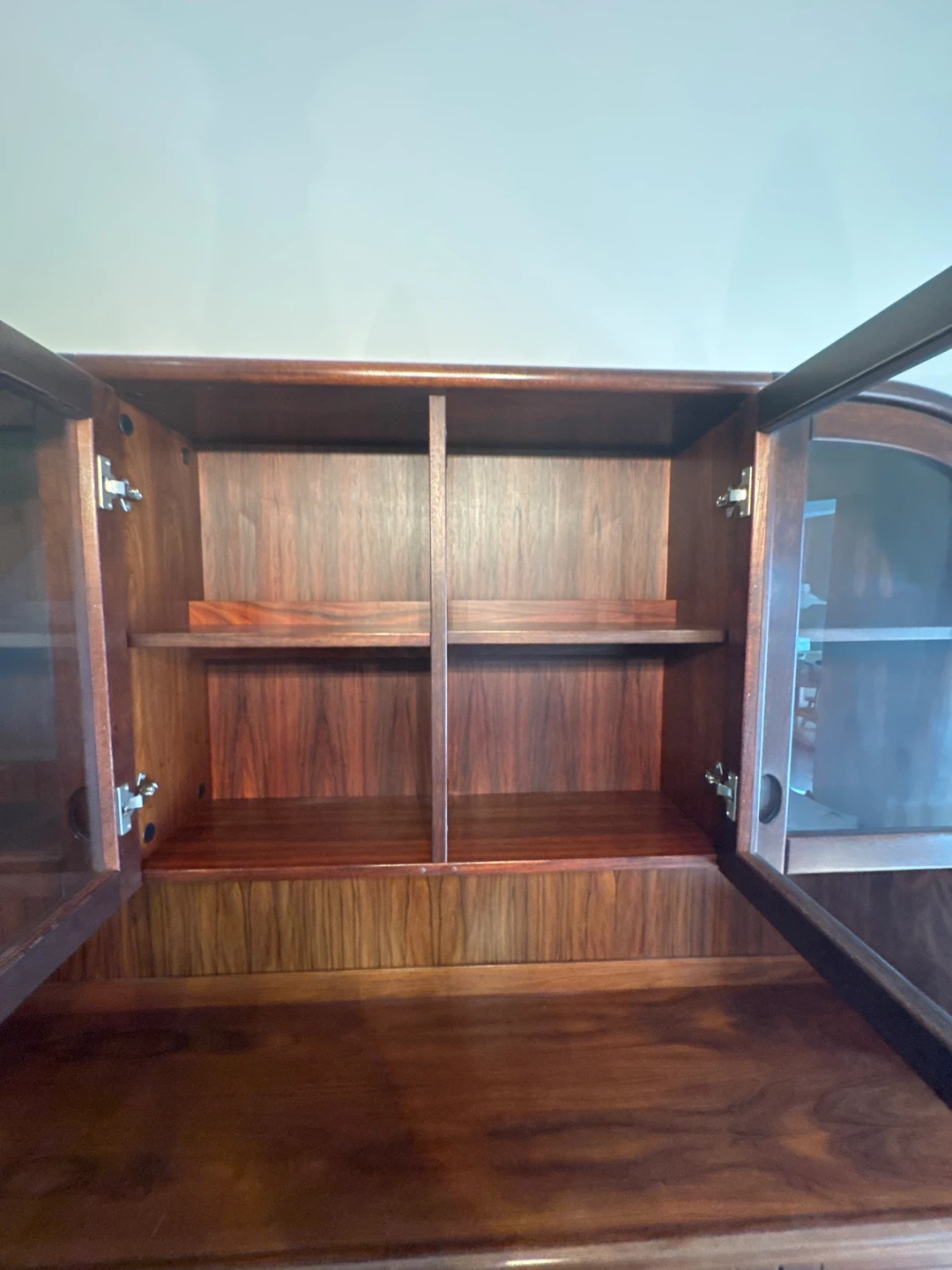 Wooden China Cabinet with Glass Doors - photo 4