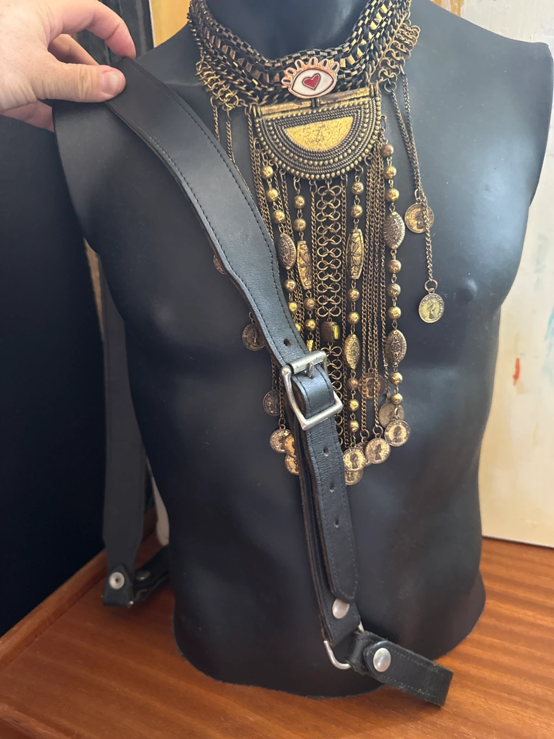 Black leather, Sam brown - photo 3