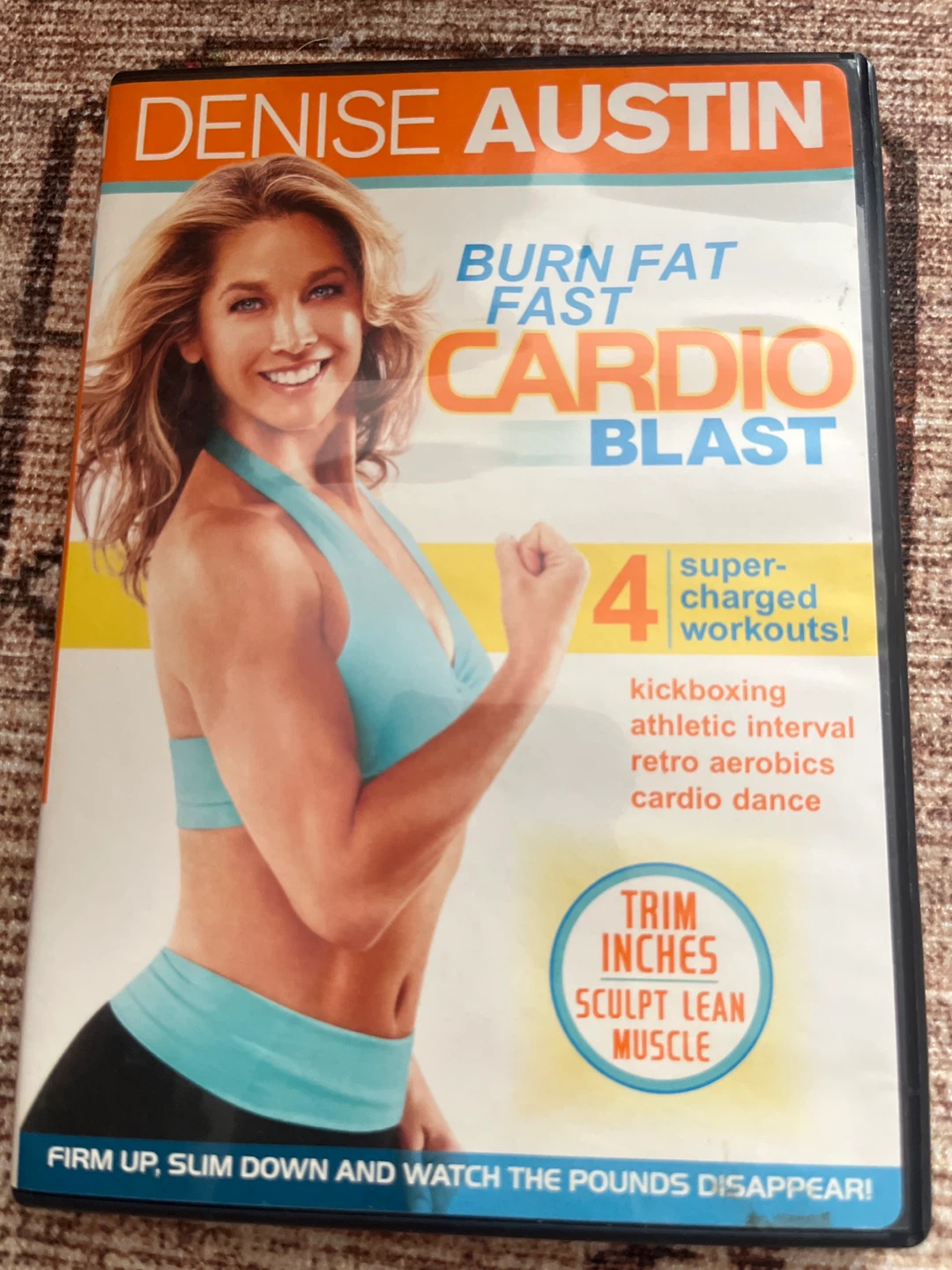 Denise Austin Burn Fat Fast Cardio Blast DVD
