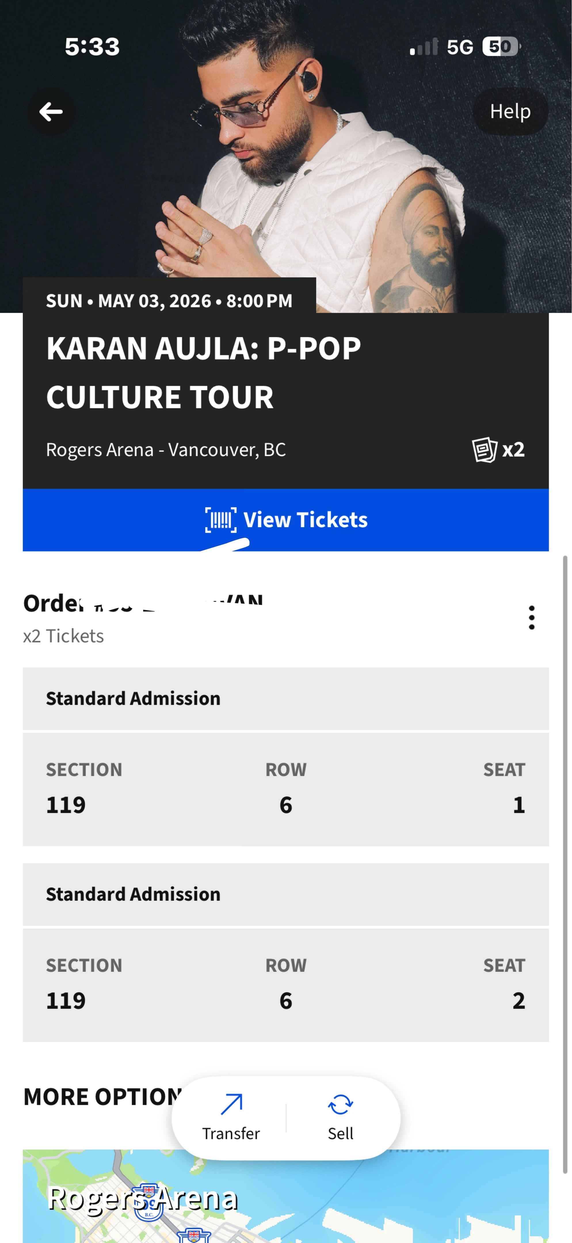 Karan Aujla concert Tickets - photo 3