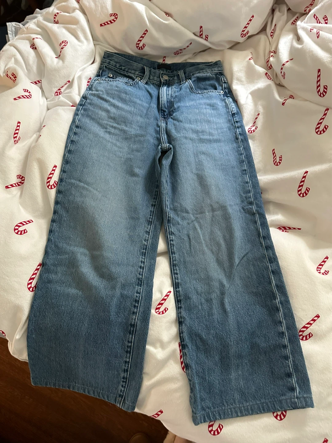 Uniqlo Wide Straight Jeans 24 inch - photo 3