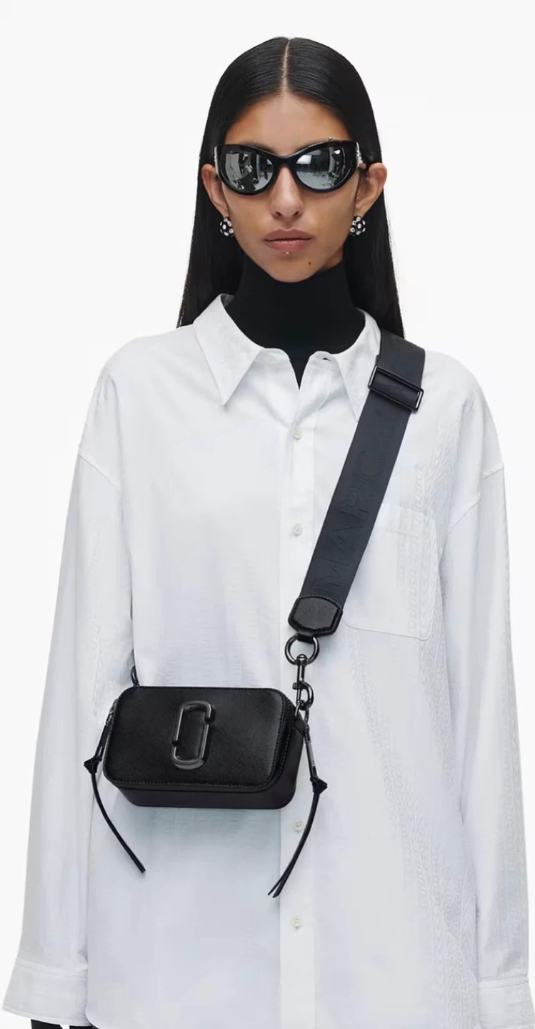 Marc Jacobs The Snapshot Camera Bag Black Leather - photo 2