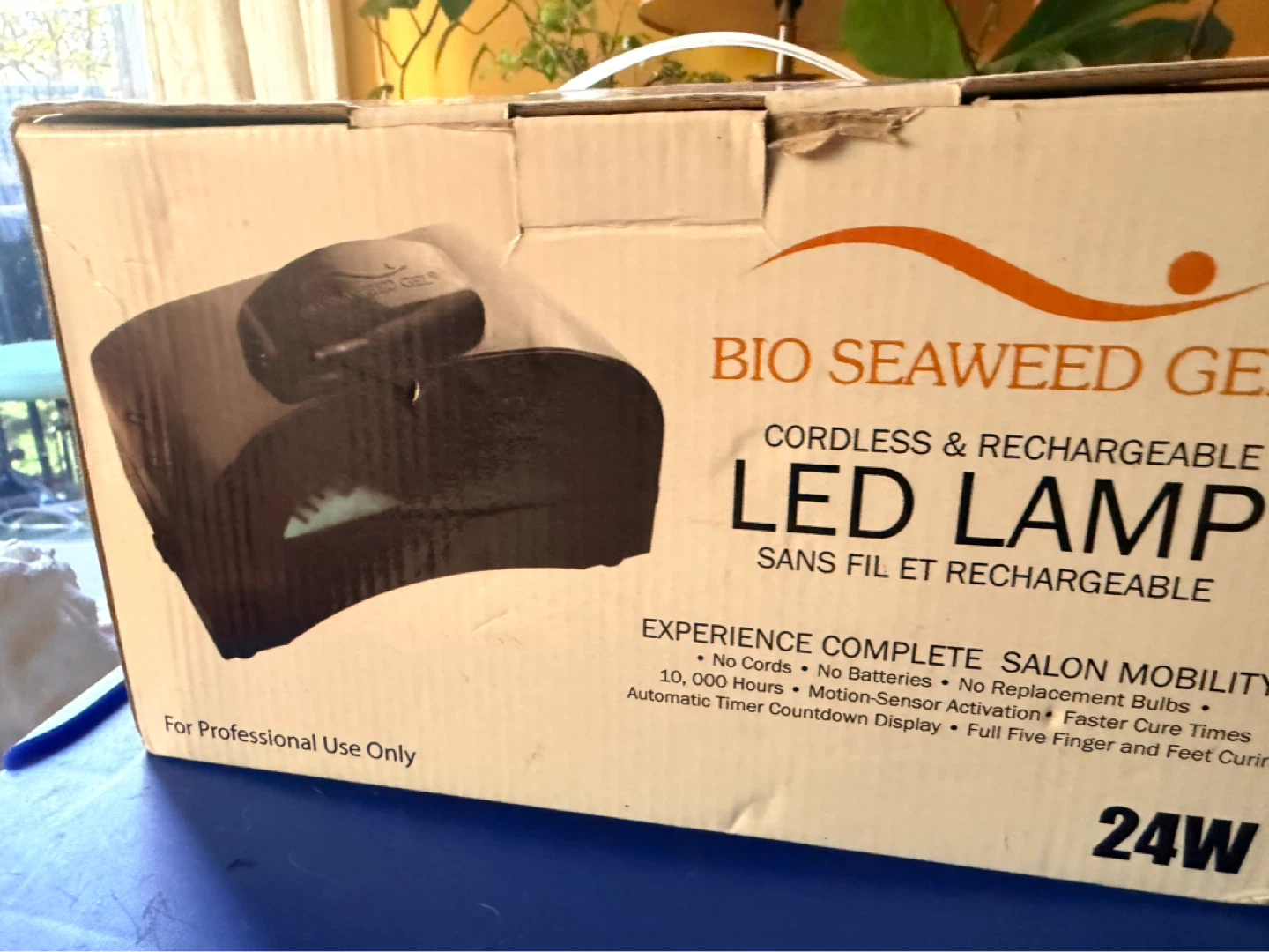 Bio Seaweed Gel Cordless & Rechargeable LED Lamp