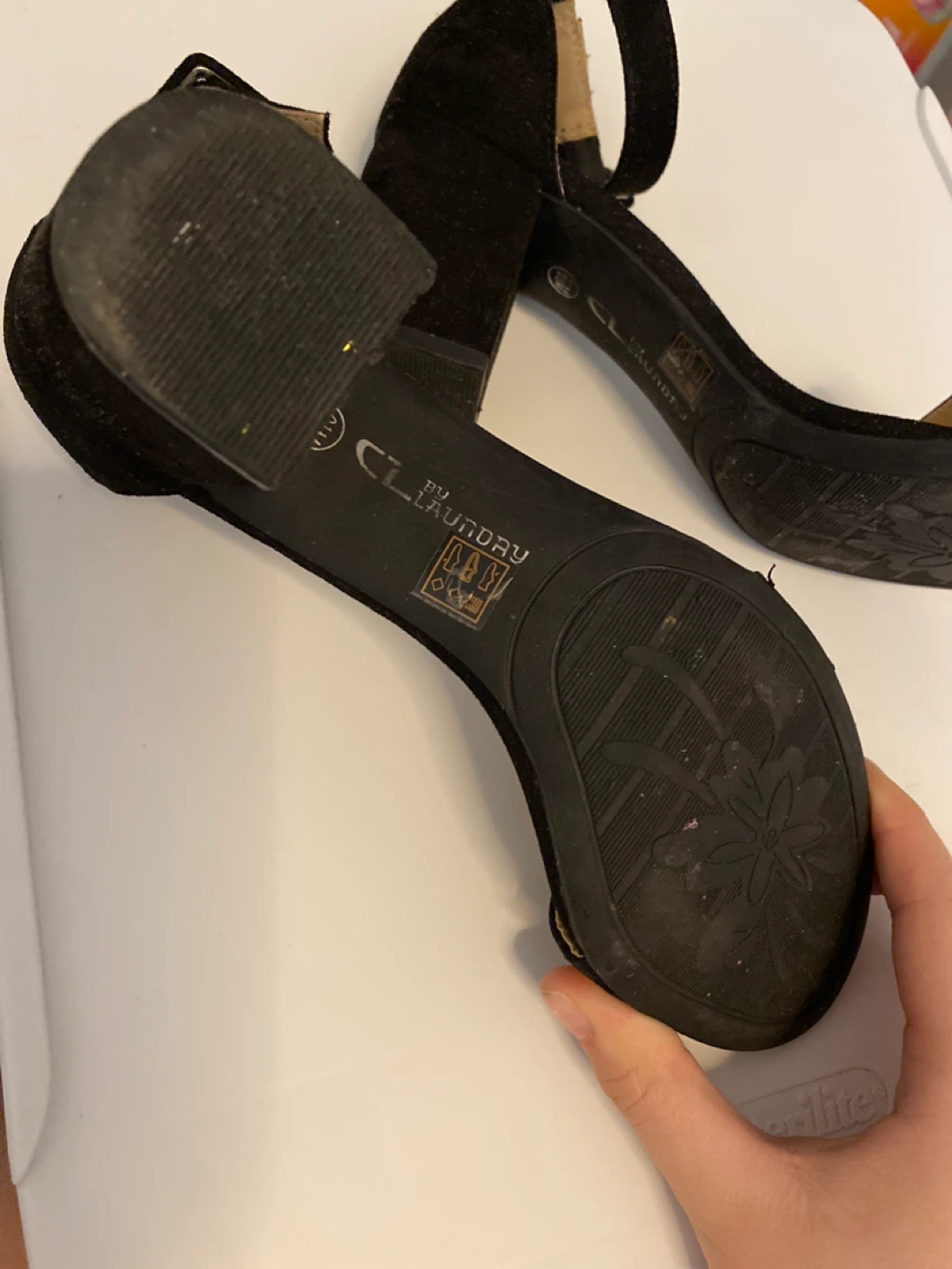 Black Block Heel Sandals - photo 2